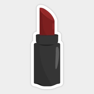 Red Lipstick Sticker